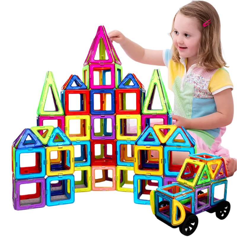 Magnetix Achitect Tiles | Stimuleer bouwmeesters in wording - Magnetisch bouwspeelgoed