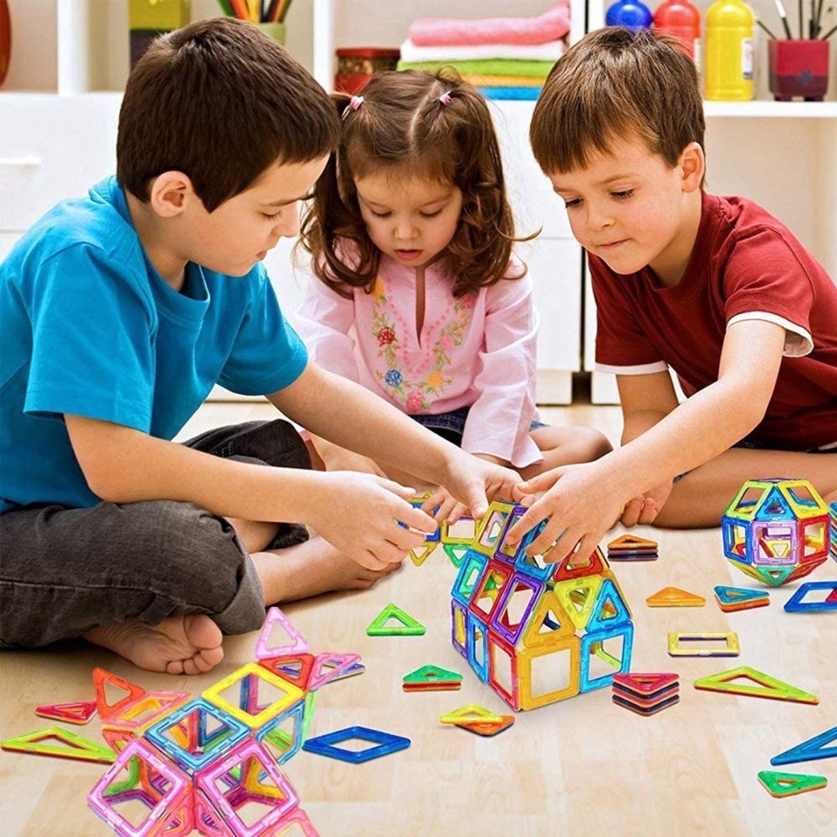 Magnetix Achitect Tiles | Stimuleer bouwmeesters in wording - Magnetisch bouwspeelgoed