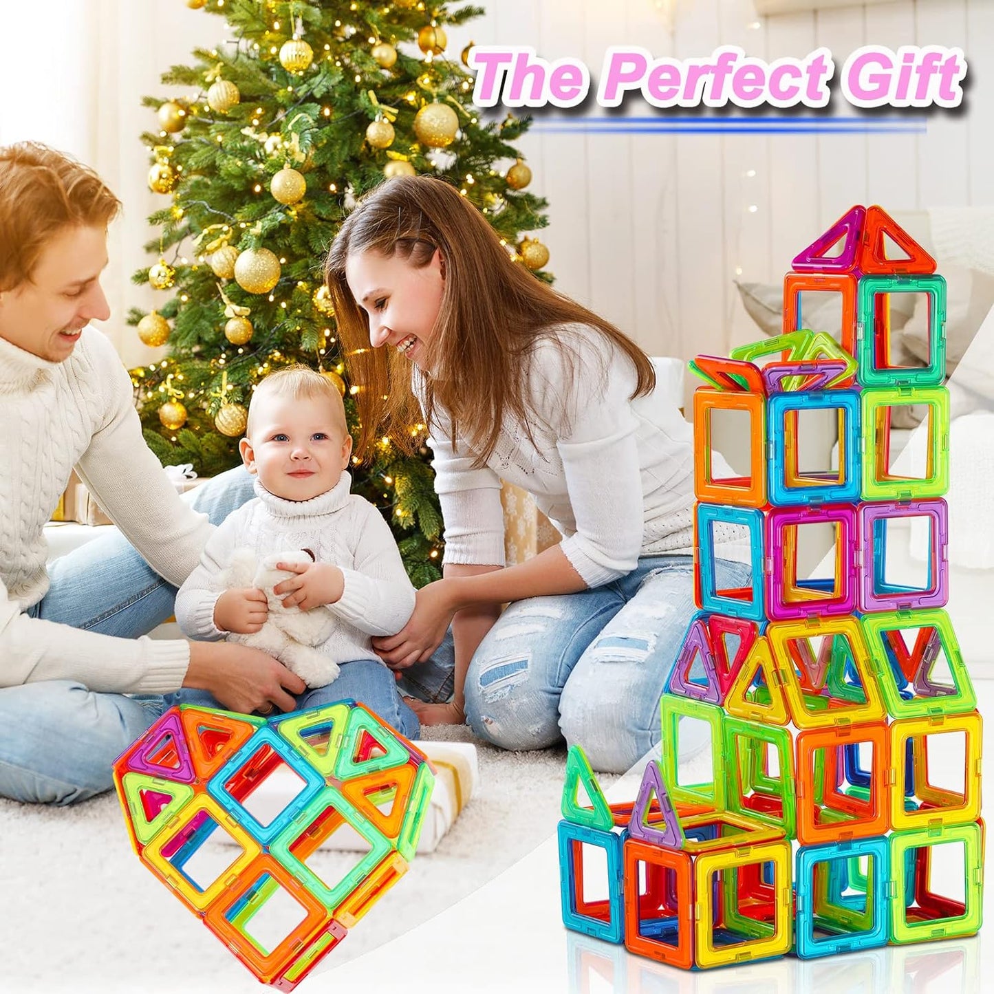Magnetix Achitect Tiles | Stimuleer bouwmeesters in wording - Magnetisch bouwspeelgoed