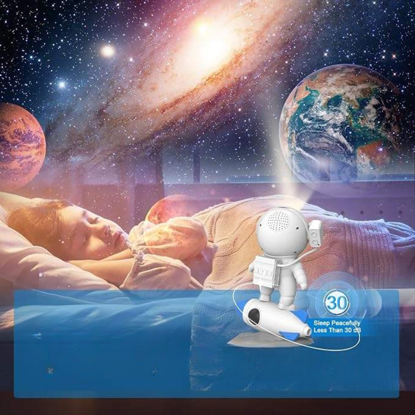 Tomson™ Astronautenprojektor – LED-Astronauten-Galaxieprojektor-Nachtlicht