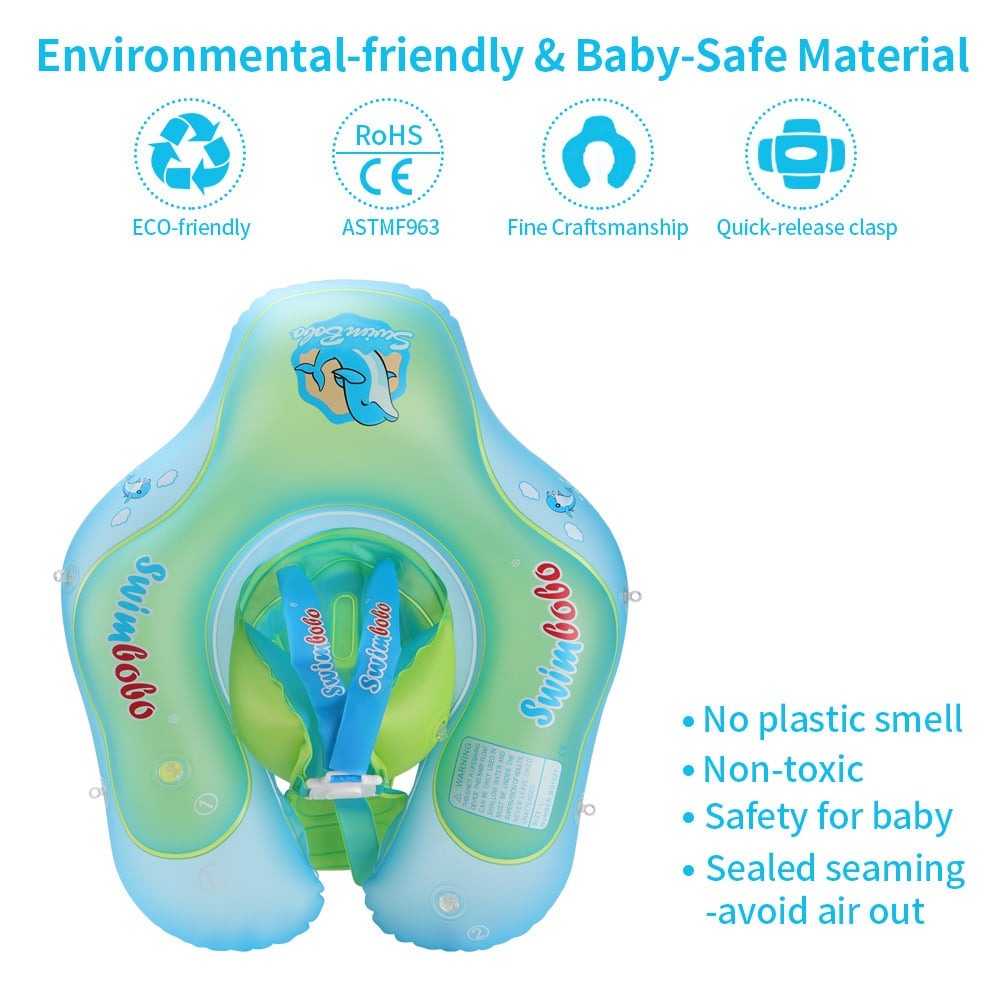 BabyFloat: Baby Zwembaddrijver Met Ingebouwd Zonnescherm
