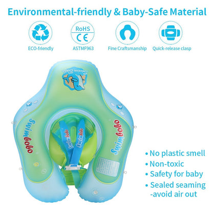 BabyFloat: Baby Zwembaddrijver Met Ingebouwd Zonnescherm