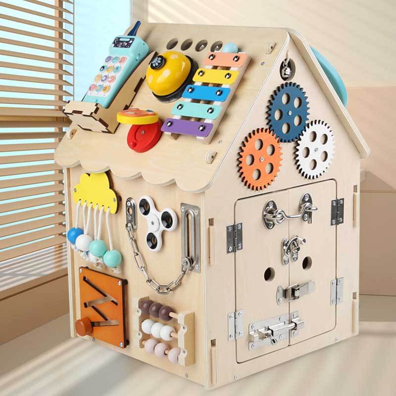 ThinkieHouse: Multifunctioneel Montessori Houten Huis