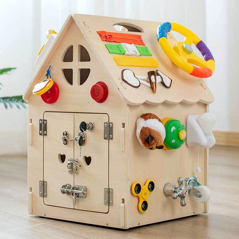 ThinkieHouse: Multifunctioneel Montessori Houten Huis