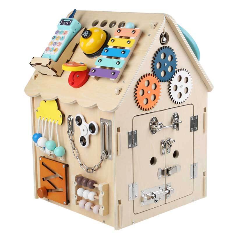 ThinkieHouse: Multifunctioneel Montessori Houten Huis