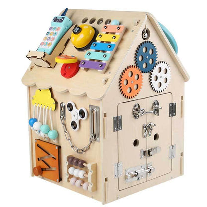 ThinkieHouse: Multifunctioneel Montessori Houten Huis
