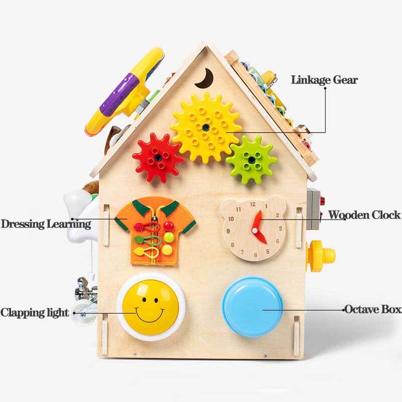 ThinkieHouse: Multifunctioneel Montessori Houten Huis