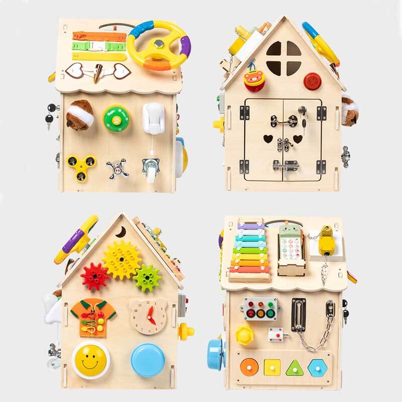 ThinkieHouse: Multifunctioneel Montessori Houten Huis