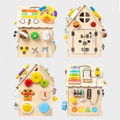 ThinkieHouse: Multifunctioneel Montessori Houten Huis