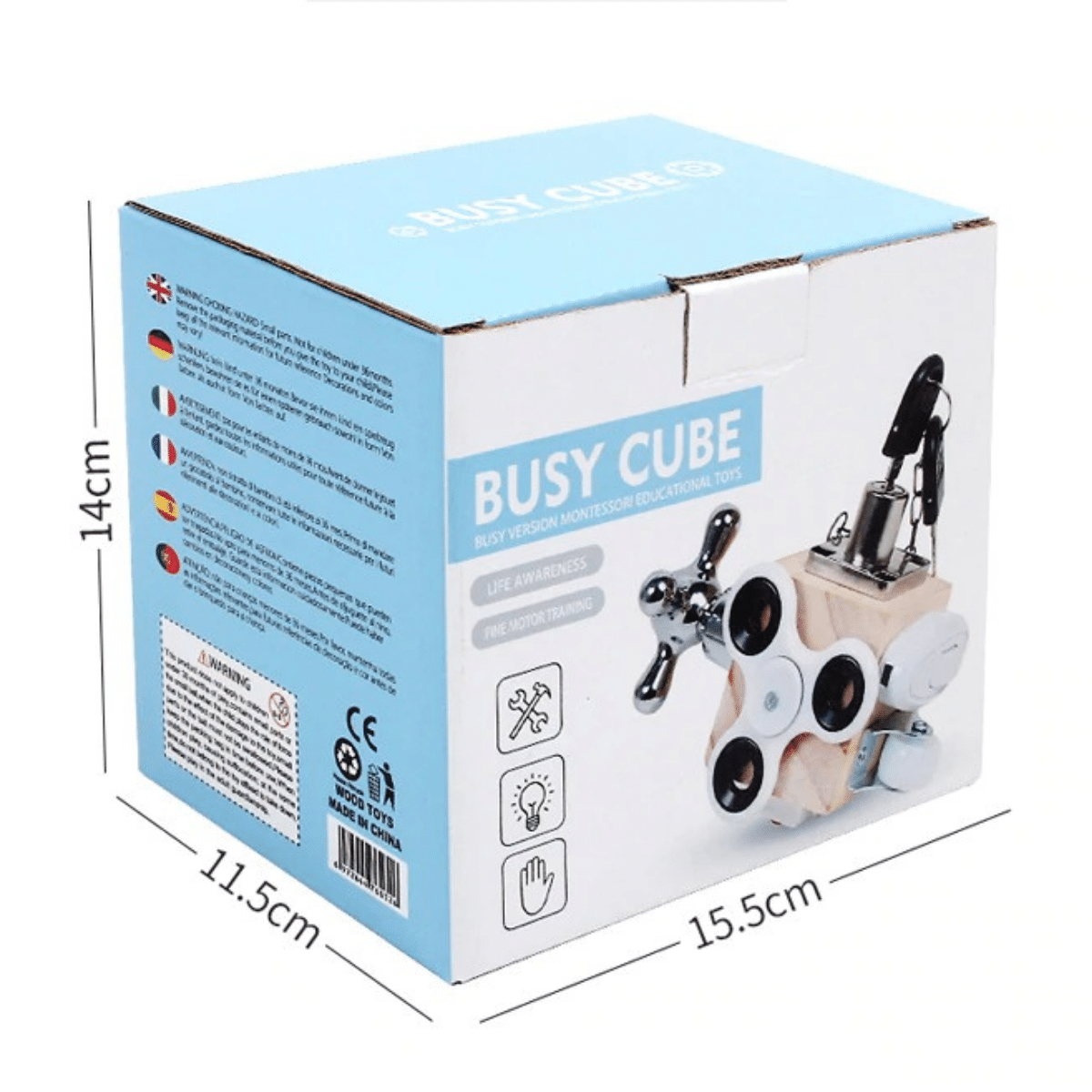 Woods™ | Ontwikkel de handvaardigheid - Busy Cube