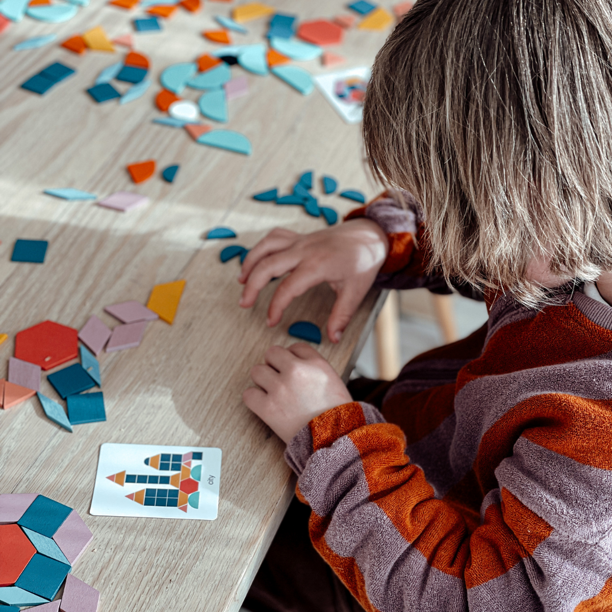 Woods™ | Ontwikkel de creativiteit - Geometrische Vormenpuzzel