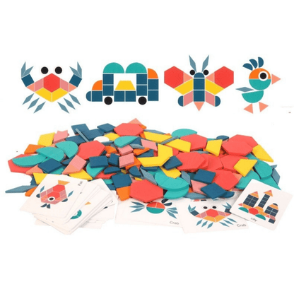 Woods™ | Ontwikkel de creativiteit - Geometrische Vormenpuzzel