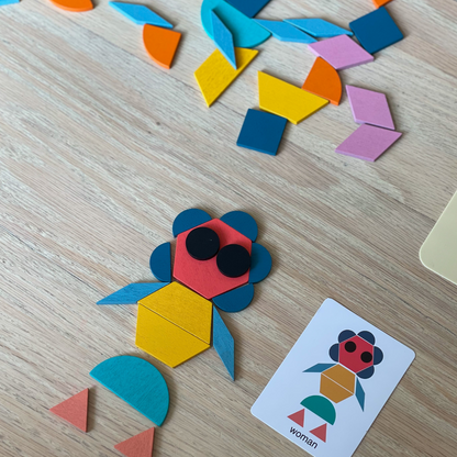Woods™ | Ontwikkel de creativiteit - Geometrische Vormenpuzzel