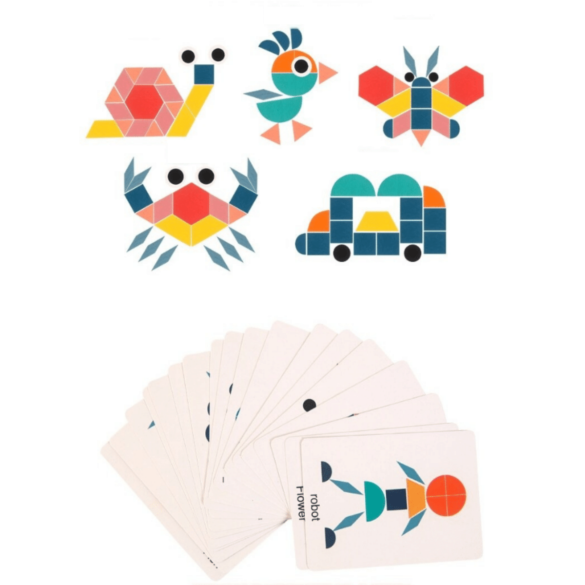 Woods™ | Ontwikkel de creativiteit - Geometrische Vormenpuzzel