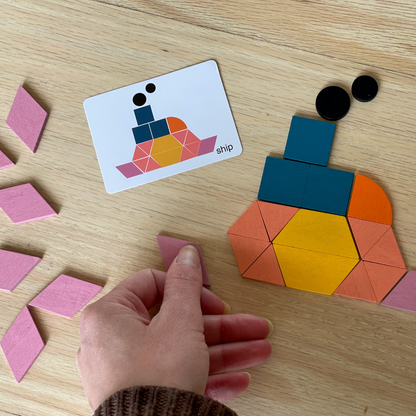 Woods™ | Ontwikkel de creativiteit - Geometrische Vormenpuzzel