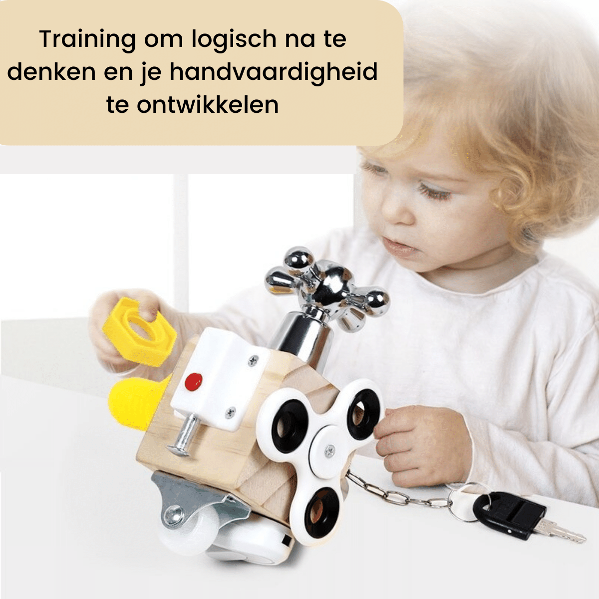 Woods™ | Ontwikkel de handvaardigheid - Busy Cube