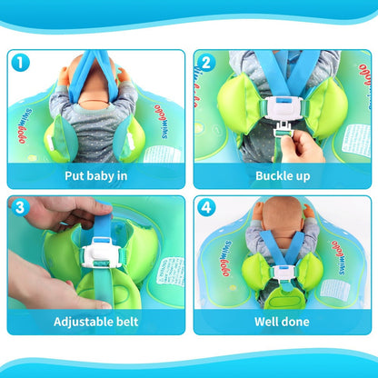 BabyFloat: Baby Zwembaddrijver Met Ingebouwd Zonnescherm