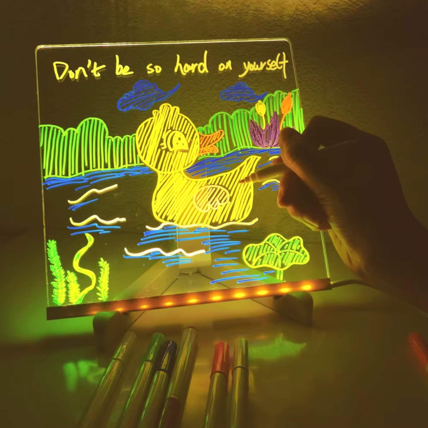 ThinkieBoard | Het Stralend LED Teken- en Schrijfbord