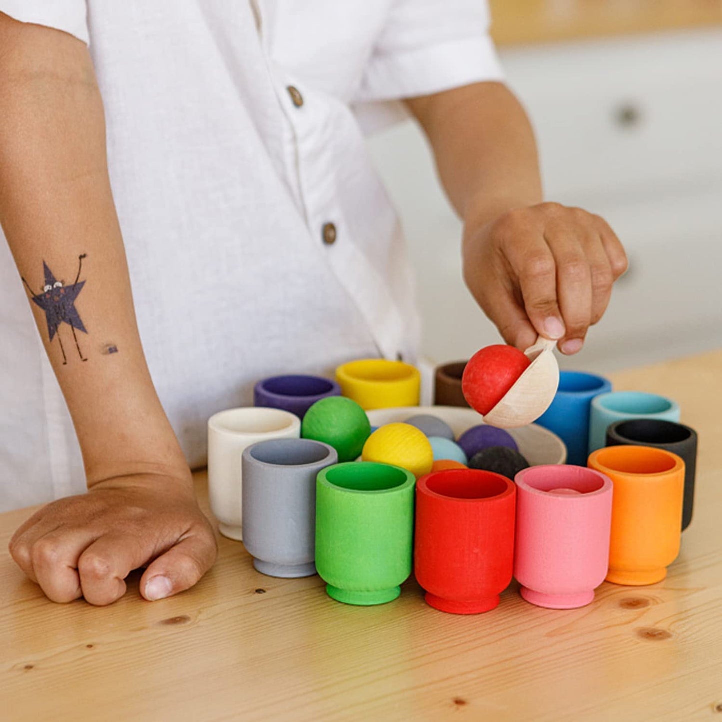 Woods™ - Match de kleuren - Sorteerspel