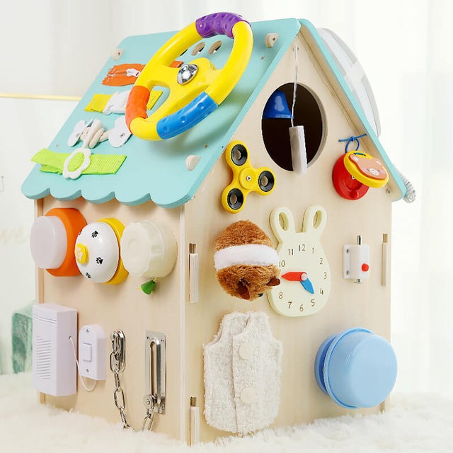 ThinkieHouse: Multifunctioneel Montessori Houten Huis