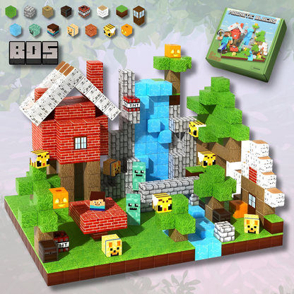 Minecraft Magnetische Bouw Blokken 100 Stuks - Verbeterde Versie