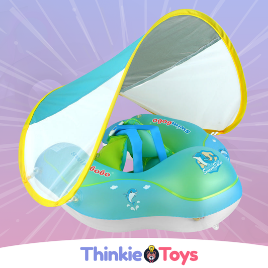 BabyFloat: Baby Zwembaddrijver Met Ingebouwd Zonnescherm