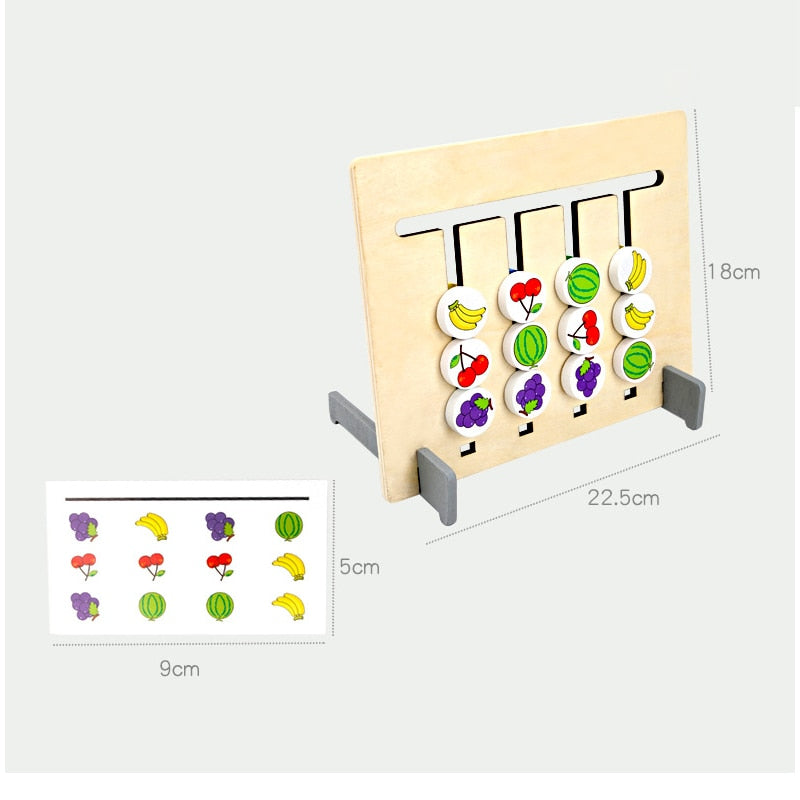 Woods™ | Logisch redeneren voor kinderen - Montessori sorteerpuzzel