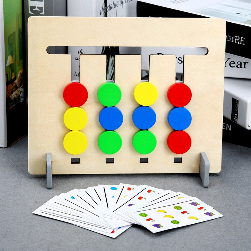 Woods™ | Logisch redeneren voor kinderen - Montessori sorteerpuzzel