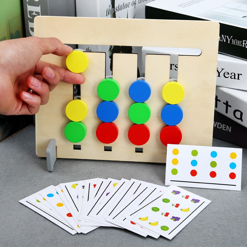 Woods™ | Logisch redeneren voor kinderen - Montessori sorteerpuzzel