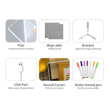 ThinkieBoard | Helle LED-Zeichen- und Schreibtafel