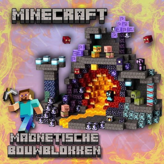 Minecraft Magnetische Bouw Blokken 100 Stuks - Verbeterde Versie