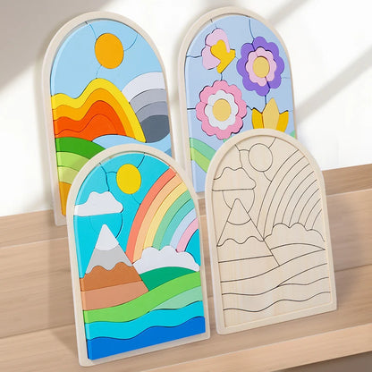 🌈 Magische Regenboogblokjes – Eindeloos bouwen, stapelen &amp; dromen