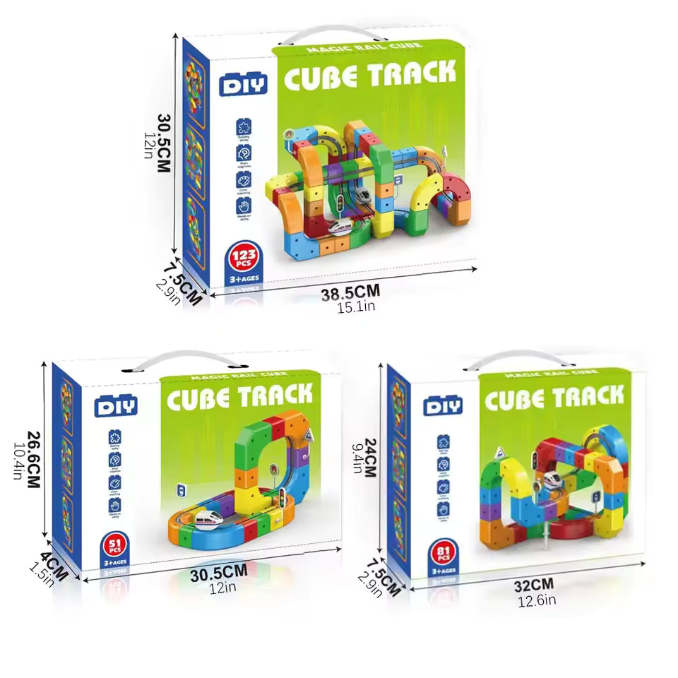 DIY Cube Track – Creatief & Actief – Creatieve DIY Treinbaan
