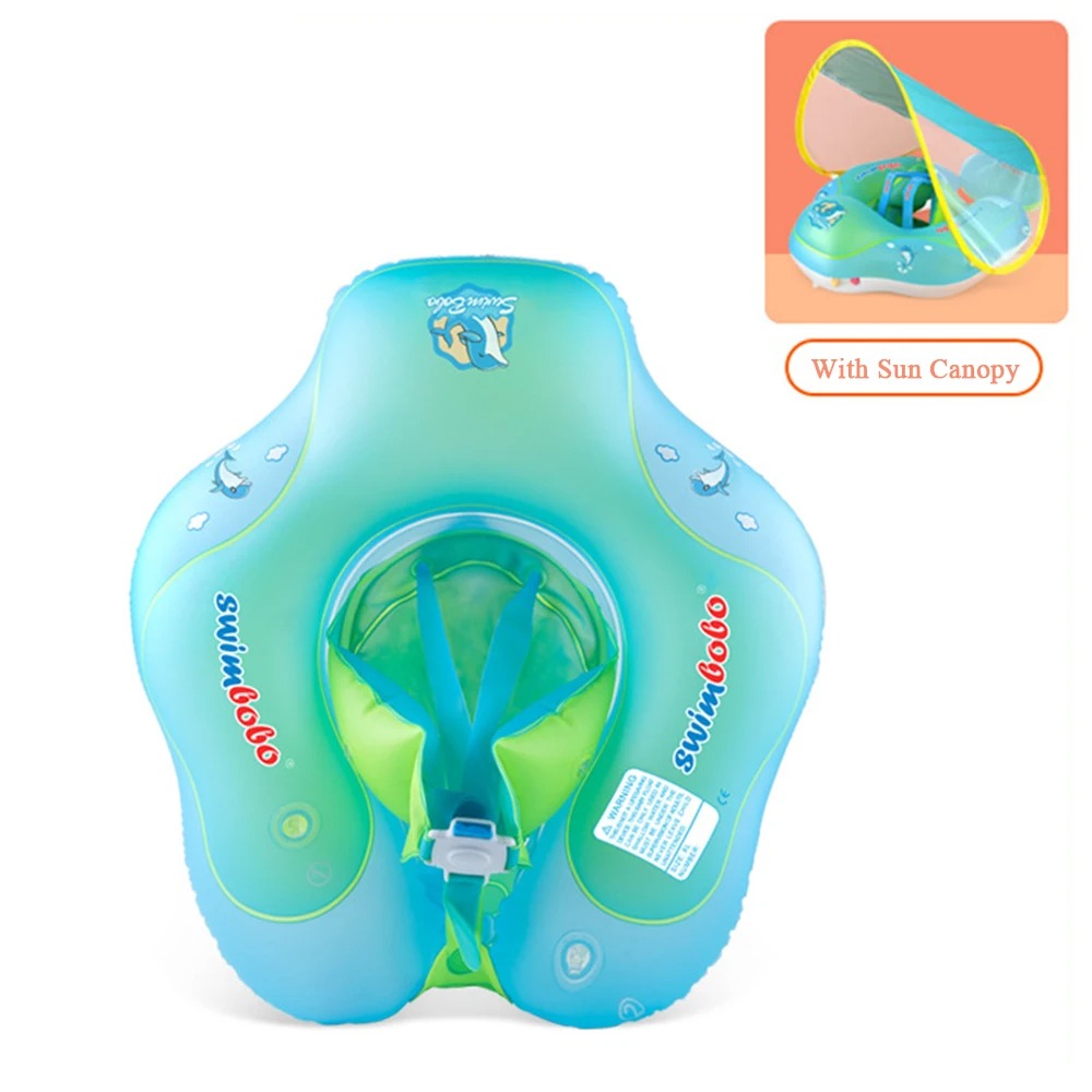 BabyFloat: Baby Zwembaddrijver Met Ingebouwd Zonnescherm