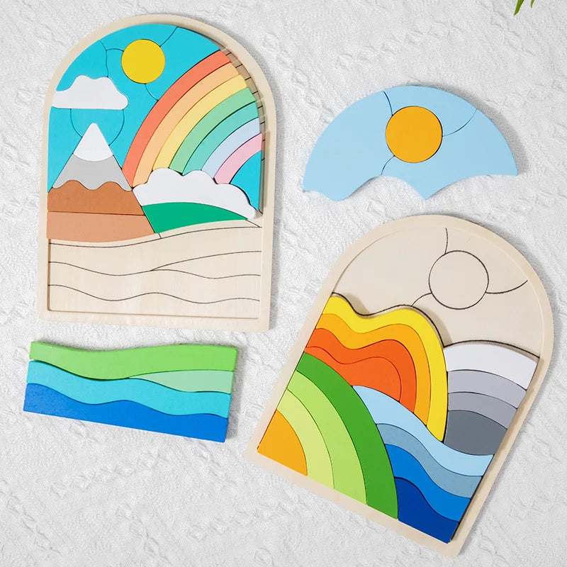 🌈 Magische Regenboogblokjes – Eindeloos bouwen, stapelen &amp; dromen