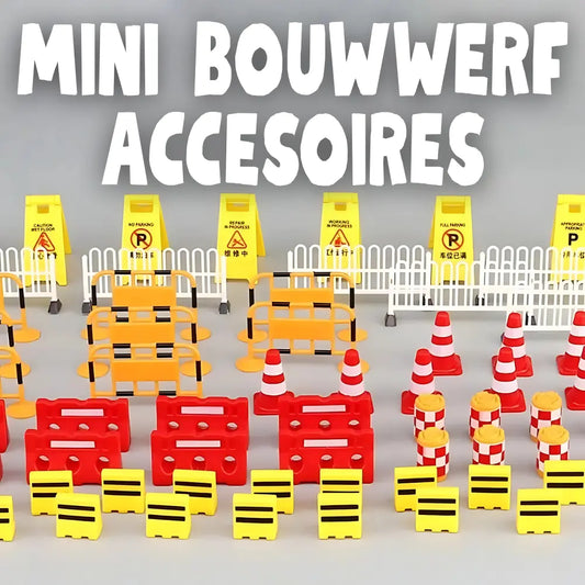 Bouwwerf Accessoires: Hekken, Borden en Kegels