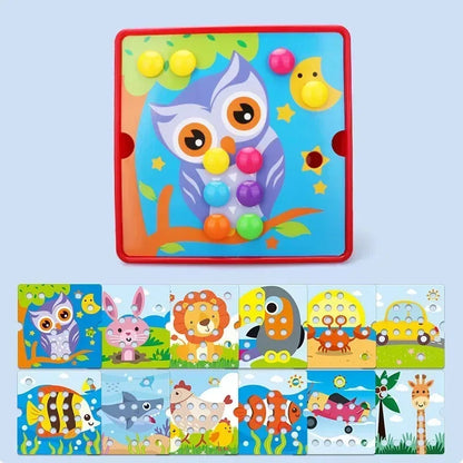 3D Montessori Puzzel – Kleurrijk en Educatief