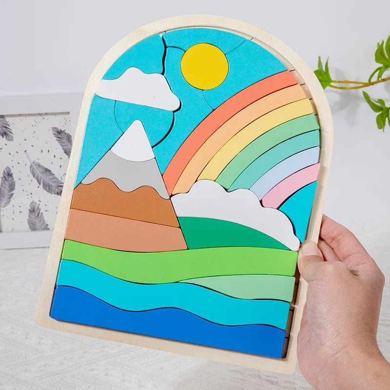 🌈 Magische Regenboogblokjes – Eindeloos bouwen, stapelen &amp; dromen