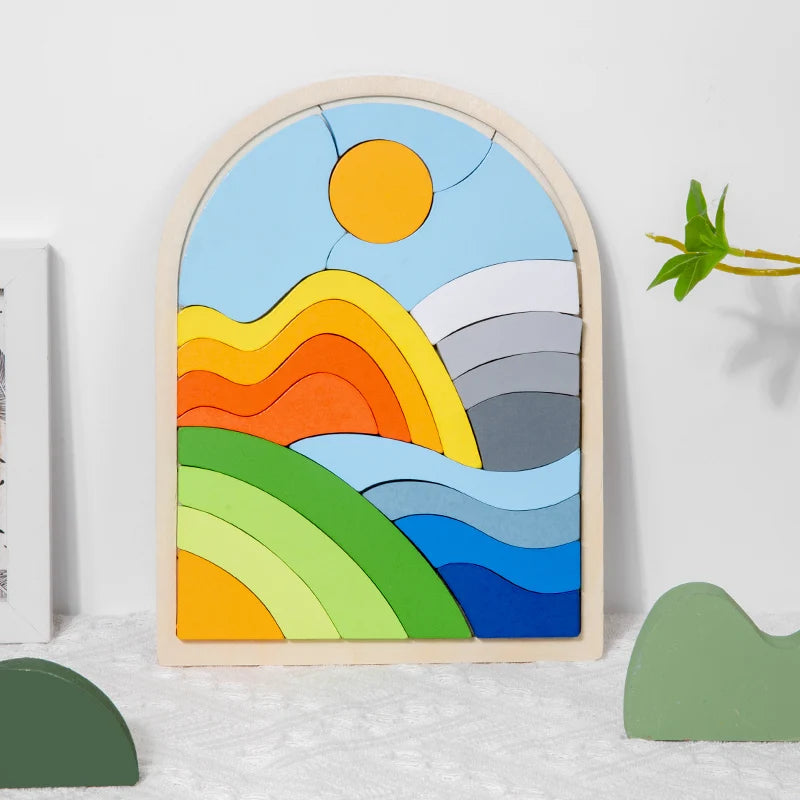 🌈 Magische Regenboogblokjes – Eindeloos bouwen, stapelen &amp; dromen