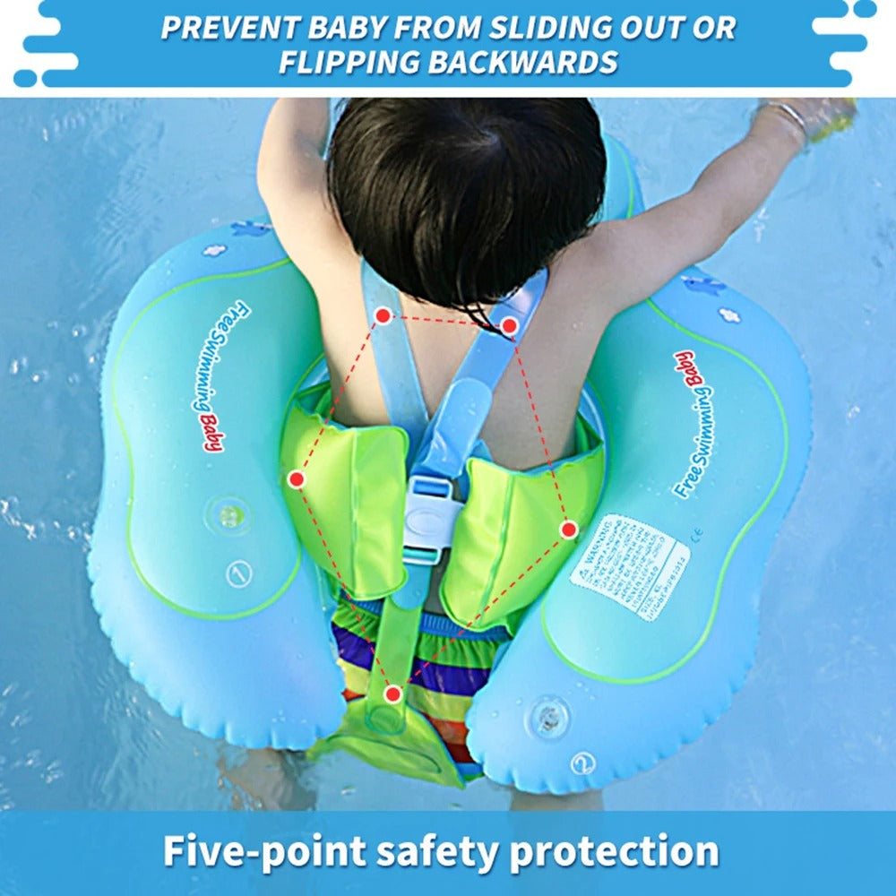 BabyFloat: Baby Zwembaddrijver Met Ingebouwd Zonnescherm