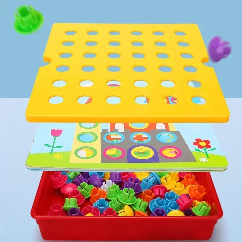 3D Montessori Puzzel – Kleurrijk en Educatief