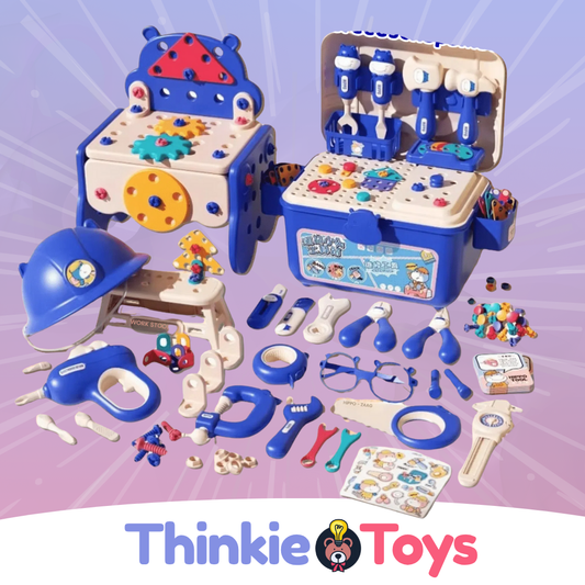 Hippo Montessori Werkbank – Betoverende DIY Creativiteitsset voor Kids!