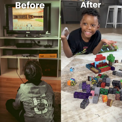 Minecraft Magnetische Bouw Blokken 100 Stuks - Verbeterde Versie