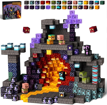Minecraft Magnetische Bouw Blokken 100 Stuks - Verbeterde Versie