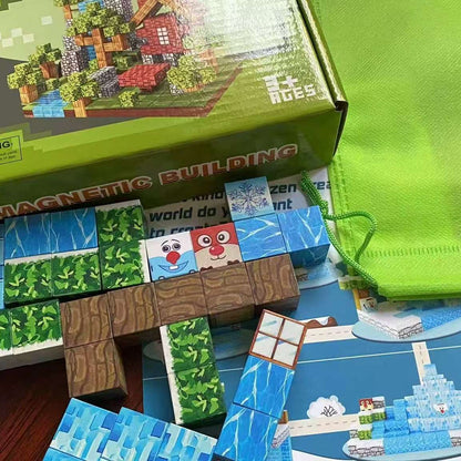 Minecraft Magnetische Bouw Blokken 100 Stuks - Verbeterde Versie