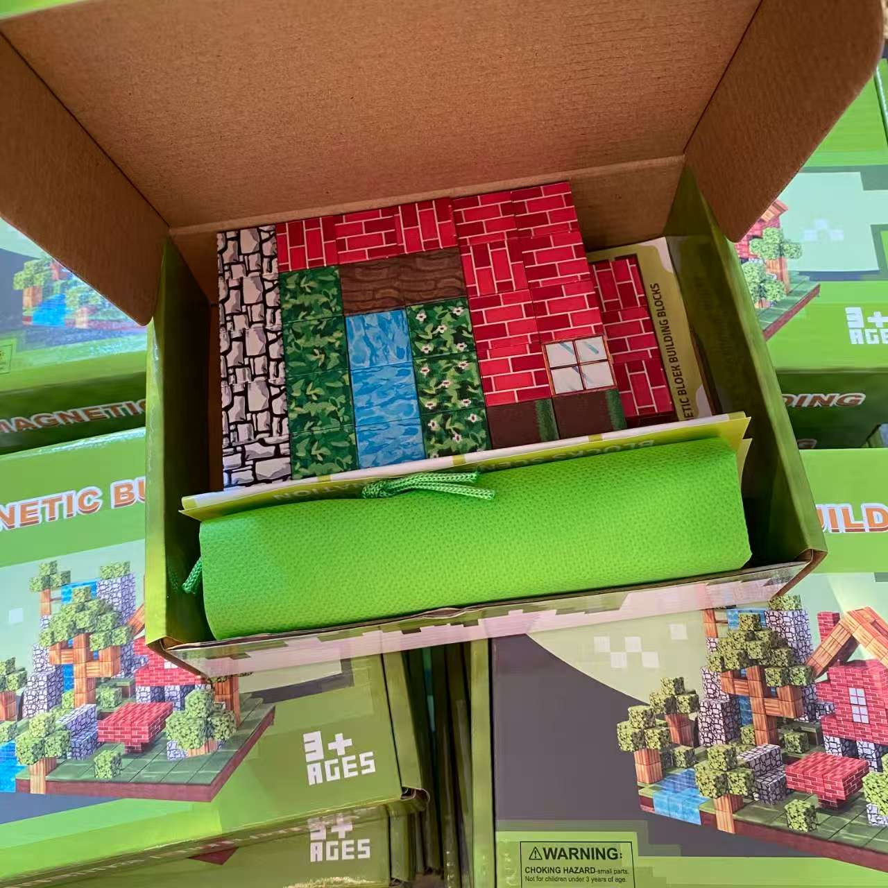 Minecraft Magnetische Bouw Blokken 100 Stuks - Verbeterde Versie