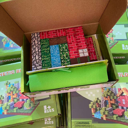 Minecraft Magnetische Bouw Blokken 100 Stuks - Verbeterde Versie