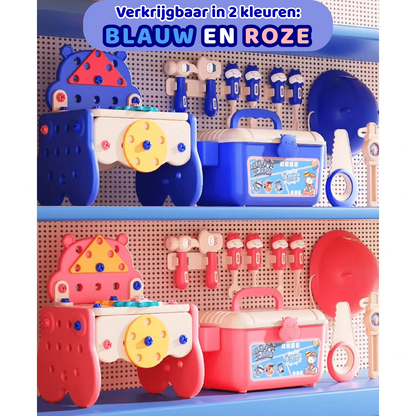 Hippo Montessori Werkbank – Betoverende DIY Creativiteitsset voor Kids!