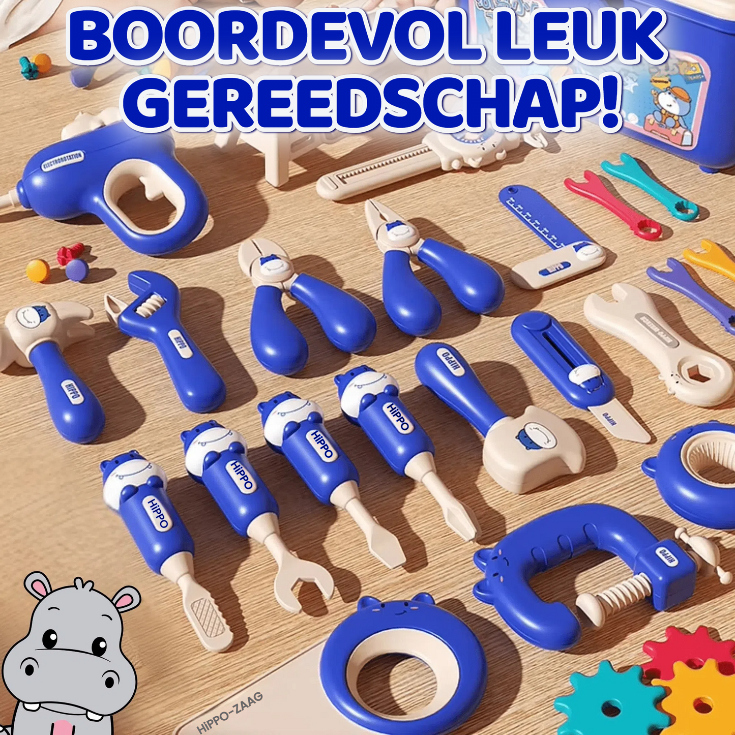 Hippo Montessori Werkbank – Betoverende DIY Creativiteitsset voor Kids!
