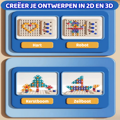 Hippo Montessori Werkbank – Betoverende DIY Creativiteitsset voor Kids!